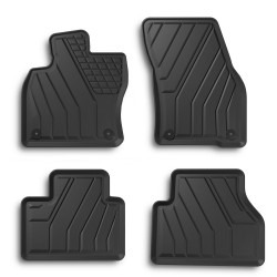 Tappetini compatibili con Volkswagen Caddy V dal 2020 in poi, su misura in Gomma TPE